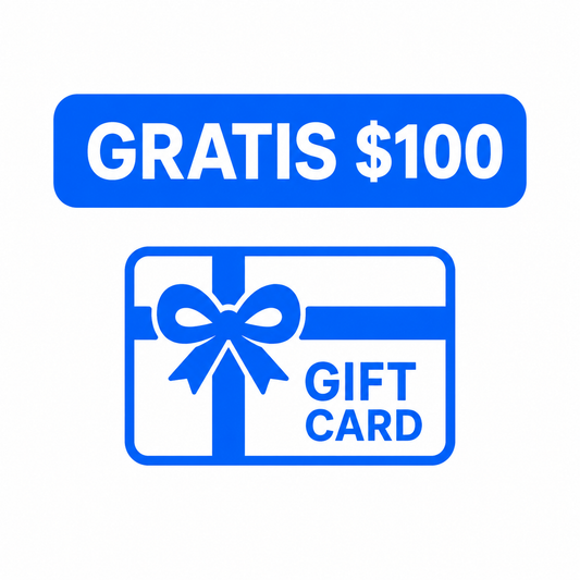 Tarjeta de regalo  de $100