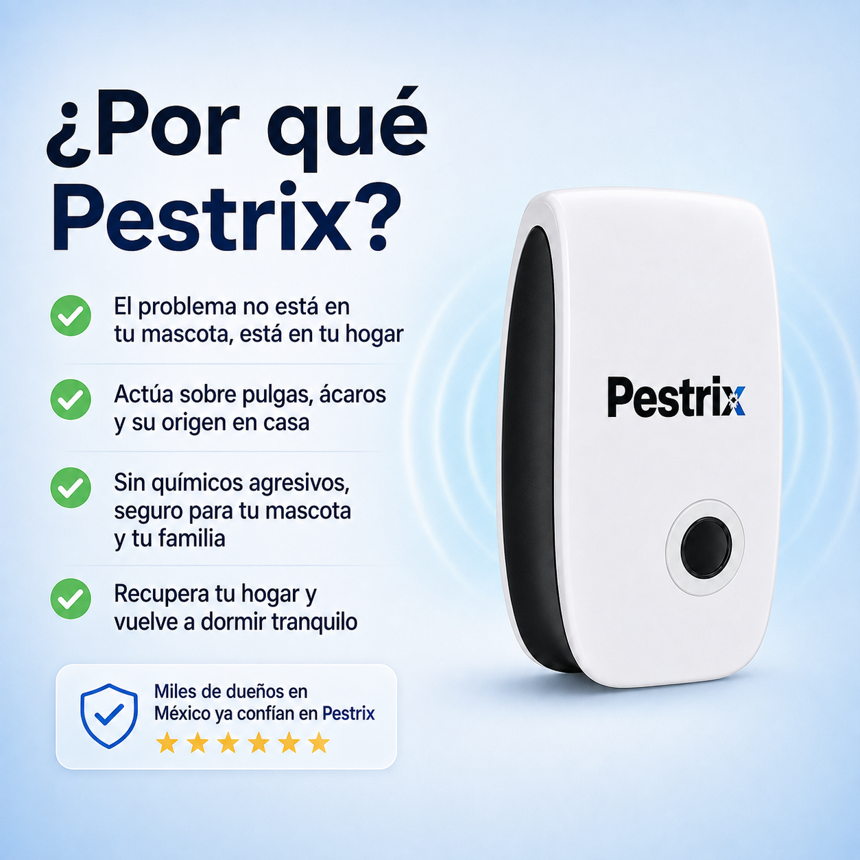 Repelente ultrasónico Pestrix